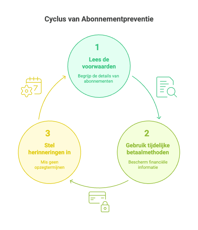 Stappen om ongewenste abonnementen te voorkomen