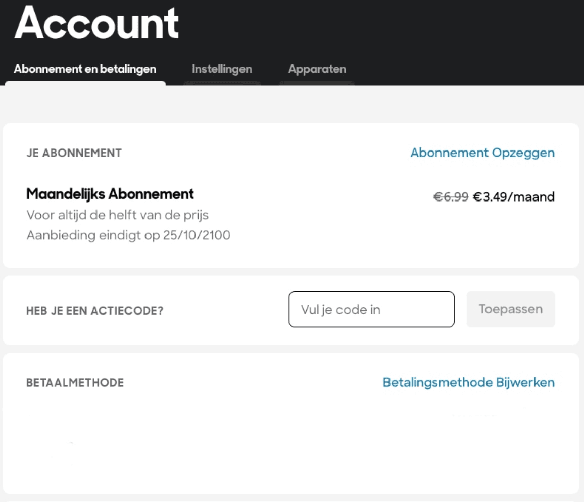 Sky Showtime opzegformulier