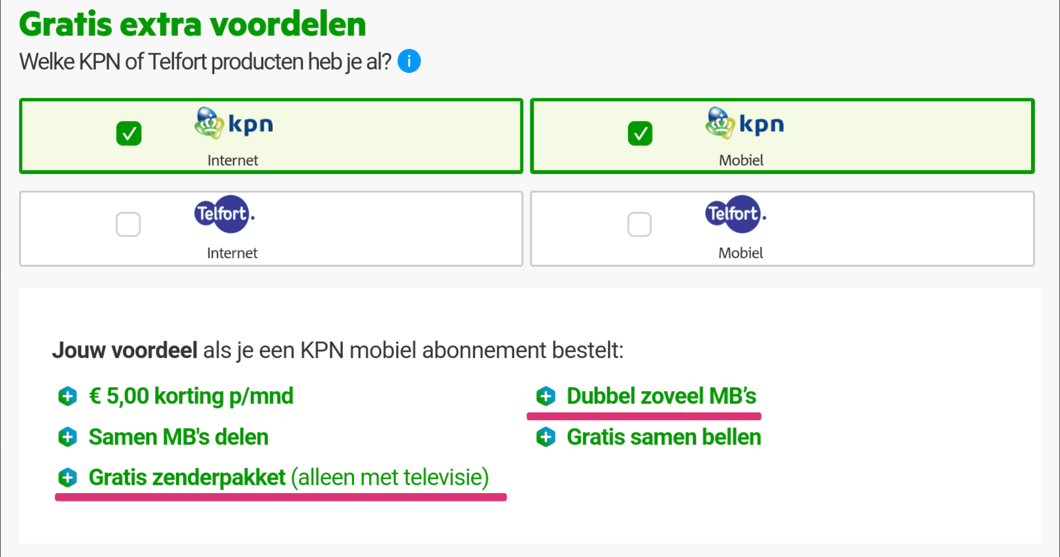 Voordelen opzeggen KPN