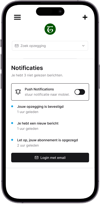 Cancelations on mobile